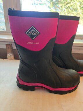 Womens Pink Arctic Sport Muck Boots